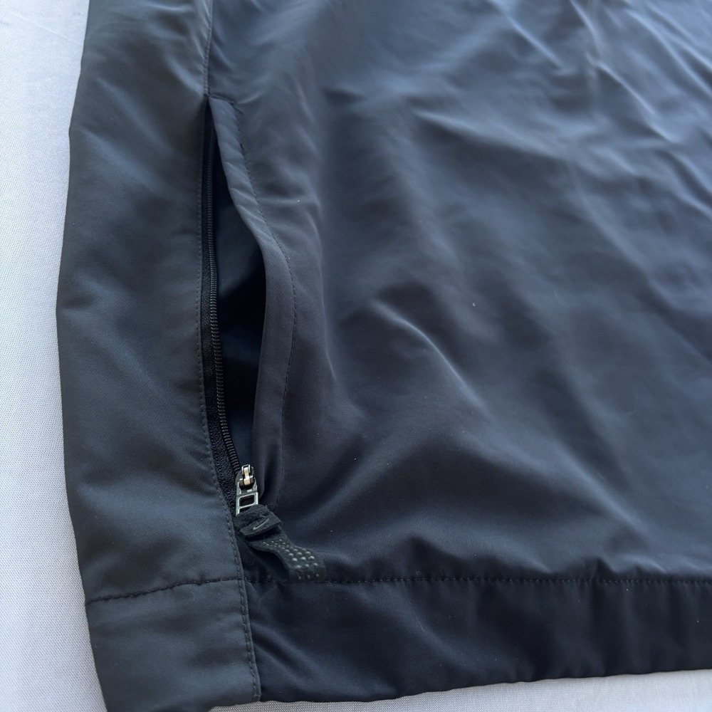 Nike Golf Men's Half Zip Windbreaker Pullover L‎ Black Lightning Bolt Logo - Picture 5 of 13
